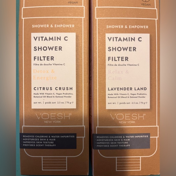 2 pack VITAMIN C SHOWER FILTERS 
LAVENDER LAND & CITRUS CRUSH - NEW IN BOX - Picture 12 of 15